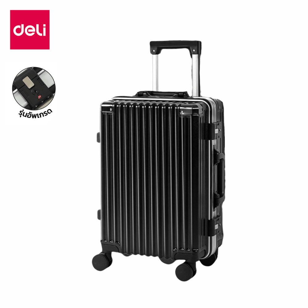 กระเป๋าเดินทางล้อลาก DELI EH1055-BK-20-01 20 นิ้ว สีดำ_10